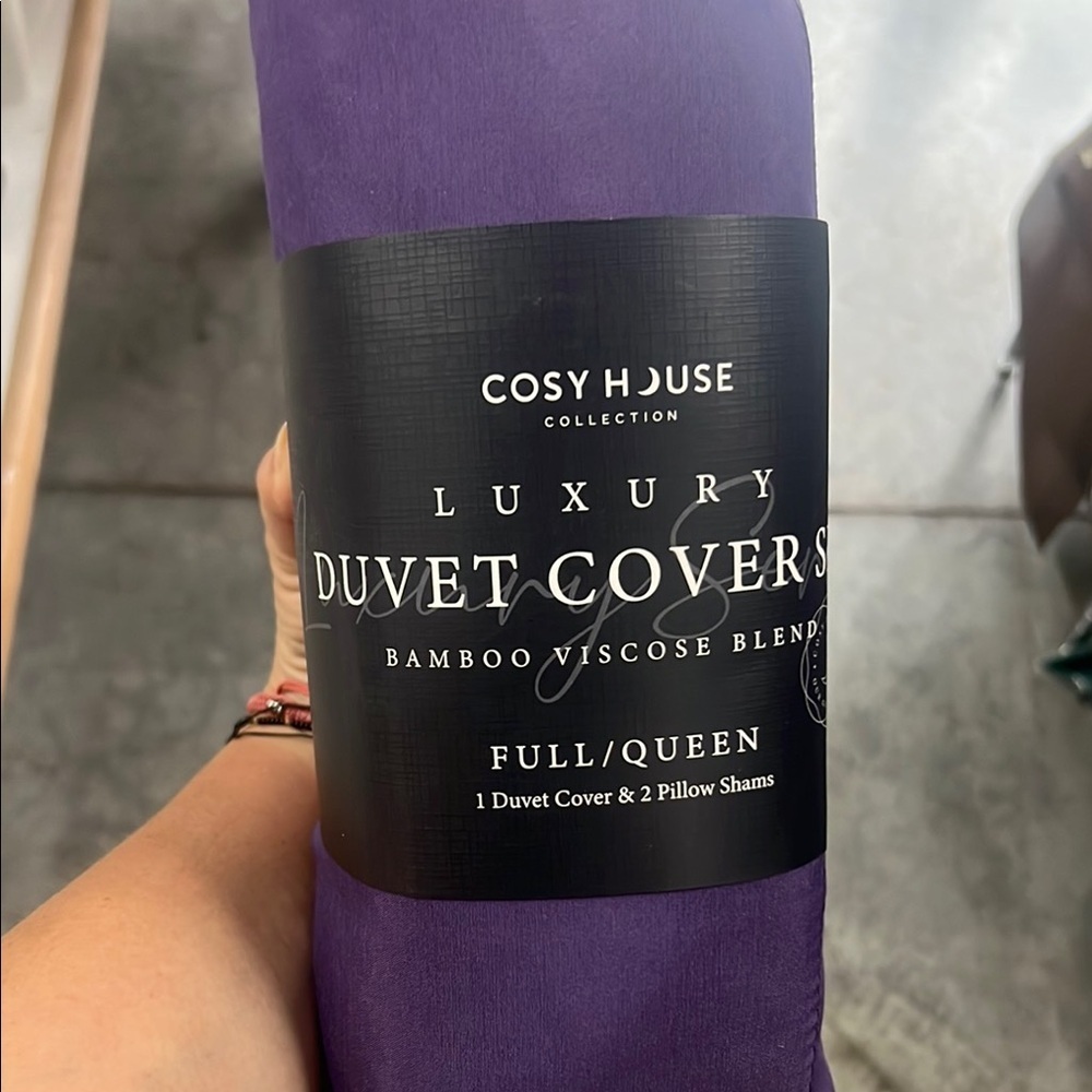 Purple Duvet Cover Set